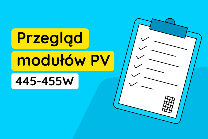 Przegląd modułów 445-455W