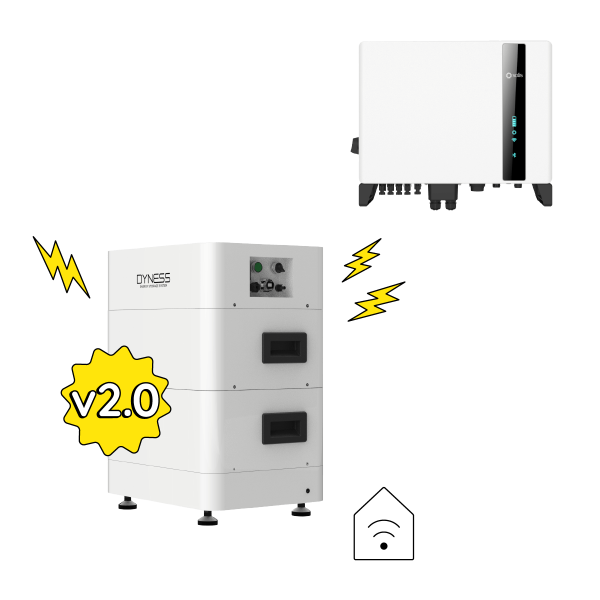 Dyness wieża 2.0 T7 z 6,74 kWh z Solis S6 3P- hybryda - 10 kW